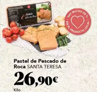 Gadis Santa teresa - pastel de pescado de roca oferta