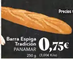 Gadis Panamar - barra espiga tradición oferta