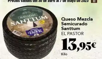 Gadis El pastor - queso mezcla semicurado oferta