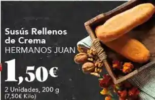 Gadis Hermanos juan - susús rellenos de crema oferta