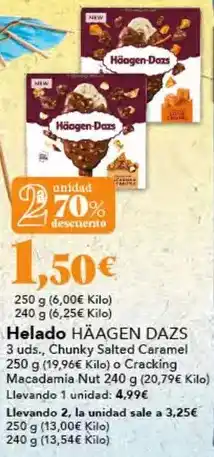 Gadis Häagen-dazs - helado oferta