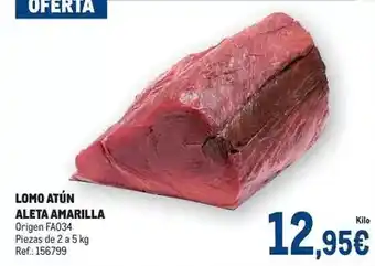 Makro Origen - lomo atun aleta amarilla oferta
