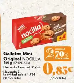 Gadis Nocilla - galletas mini original oferta