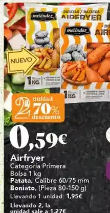 Gadis Melendez - categoria primera bolsa patata oferta
