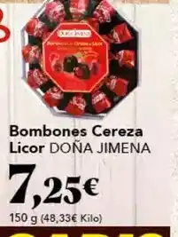 Gadis Doña jimena - bombones cereza licor oferta