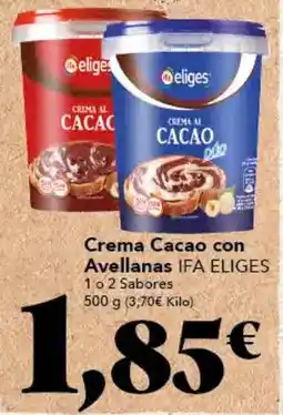 Gadis Ifa eliges - crema cacao con avellanas oferta