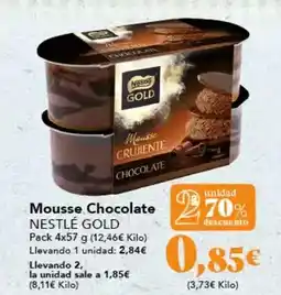 Gadis Nestlé - mousse chocolate oferta