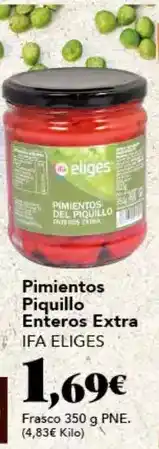 Gadis Eliges - pimientos piquillo enteros extra oferta