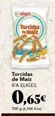 Gadis Ifa eliges - torcidas de maiz oferta