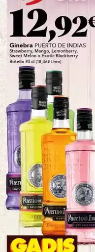 Gadis Puerto de indias - ginebra oferta