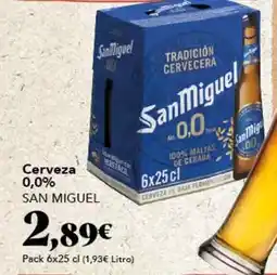 Gadis San miguel - cerveza oferta