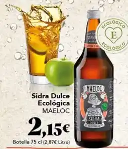 Gadis Maeloc - sidra dulce ecologica oferta