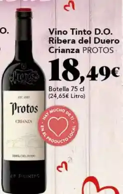 Gadis Protos - vino tinto d.o. ribera del duero crianza oferta