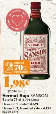 Gadis Vermut rojo oferta