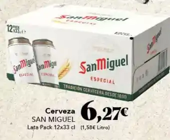 Gadis San miguel - cerveza oferta