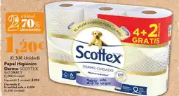 Gadis Scottex - papel higienico dermo oferta
