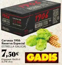 Gadis 1906 - cerveza reserva especial oferta