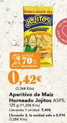 Gadis Aspil - aperitivo de maiz horneado oferta