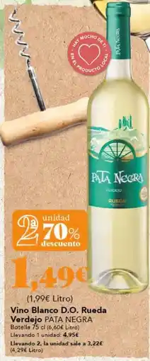 Gadis Pata negra - vino blanco d.o. rueda verdejo oferta