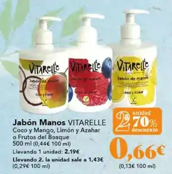 Gadis Vitarelle - jabon manos oferta