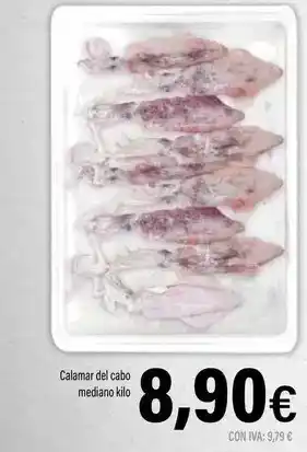 Cash Ifa Calamar del cabo mediano kilo oferta