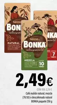Cash Ifa Nestlé - cafe molido natural, mezcla o descafeinado natural oferta