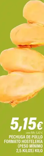 Cash Ifa Pechuga de pollo formato hostelería peso minimo oferta