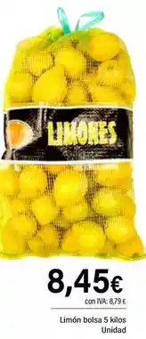 Cash Ifa Limon bolsa 5 kilos unidad oferta