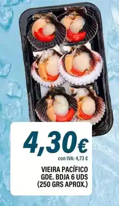 Cash Ifa Vieira pacífico gde. bdia 6 uds oferta