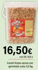 Cash Ifa Frutos secos con gominola cubo oferta