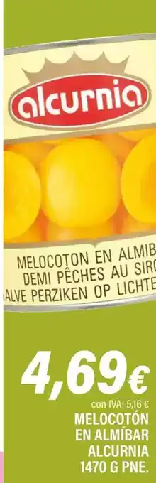 Cash Ifa Alcurnia - melocoton en alubiabar alcumia oferta