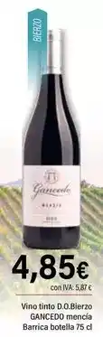 Cash Ifa Gancedo - vino tinto d.o.bierzo mencia barrica botella oferta