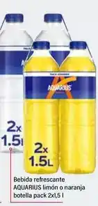Cash Ifa Aquarius - bebida refrescante limon o naranja botella oferta