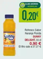 Masymas Sunny delight - refresco sabor naranja florida oferta