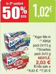 Masymas Nestlé - yogur mix-in kitkat oferta