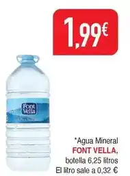 Masymas Font vella - agua mineral oferta