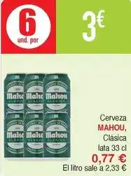Masymas Mahou - cerveza clasica oferta