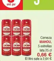 Masymas Mahou - cerveza 5 estrellas oferta