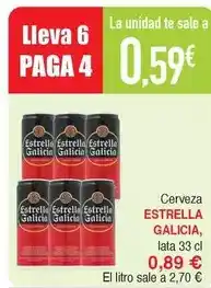 Masymas Estrella galicia - cerveza oferta