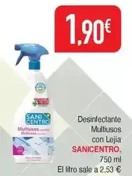 Masymas Sanicentro - desinfectante multiusos con lejía oferta