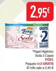 Masymas Foxy - papel higiénico seda 3 capas oferta
