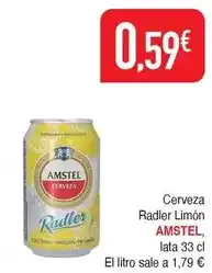 Masymas Amstel - cerveza radler limon oferta
