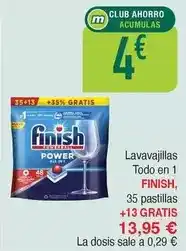 Masymas Finish - lavavajillas todo en 1 oferta