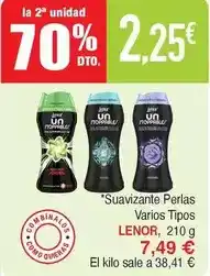 Masymas Lenor - suavizante perlas oferta