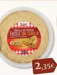 Masymas Dia - tortilla de patatas fresca sin cebolla oferta