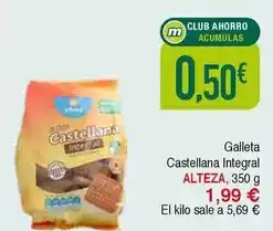 Masymas Alteza - galleta castellana integral oferta