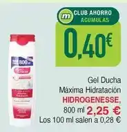 Masymas Hidrogenesse - gel ducha máxima hidratación oferta