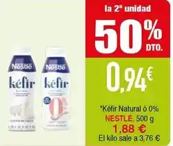 Masymas Nestlé - kefir natural oferta