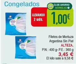 Masymas Alteza - filetes de merluza argentina sin piel oferta