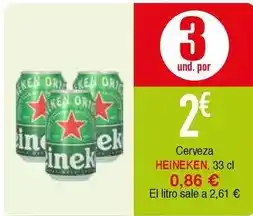 Masymas Heineken - cerveza oferta